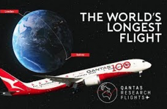The World’s LONGEST Flight – QANTAS London to Sydney (VIDEO)